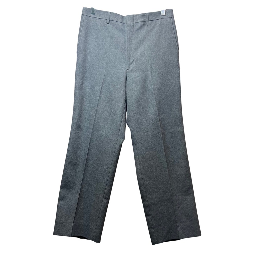 Vintage Haggar Dress Pants‎ Classic Gray Trousers Business Casual Career 32x26.5
